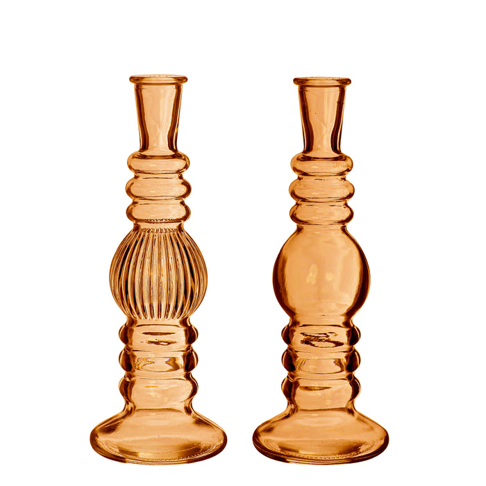 FLORENCE VASE CANDLE H23X8.5 AMBER