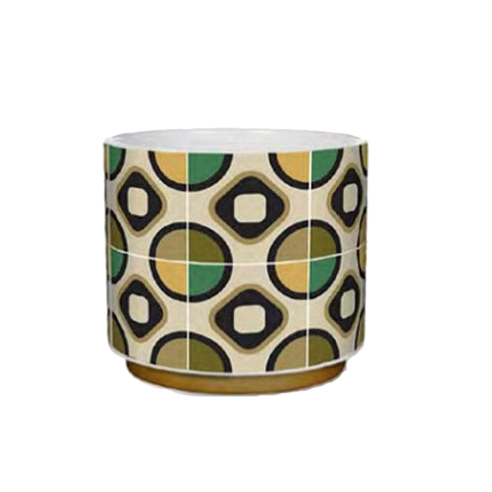 POT RETRO 11.5X11HCM GREEN