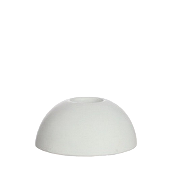 CANDLE HOLDER H3X7CM WHITE