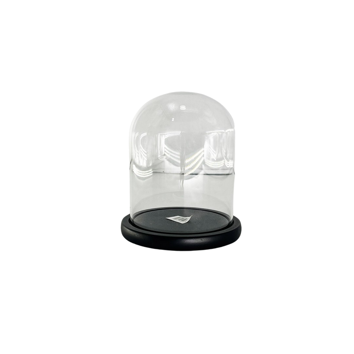 WOODEN BASE WITH GLASS 12X15CM
