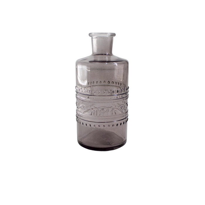 BOTTLE GREY 7.5HX14.5CM