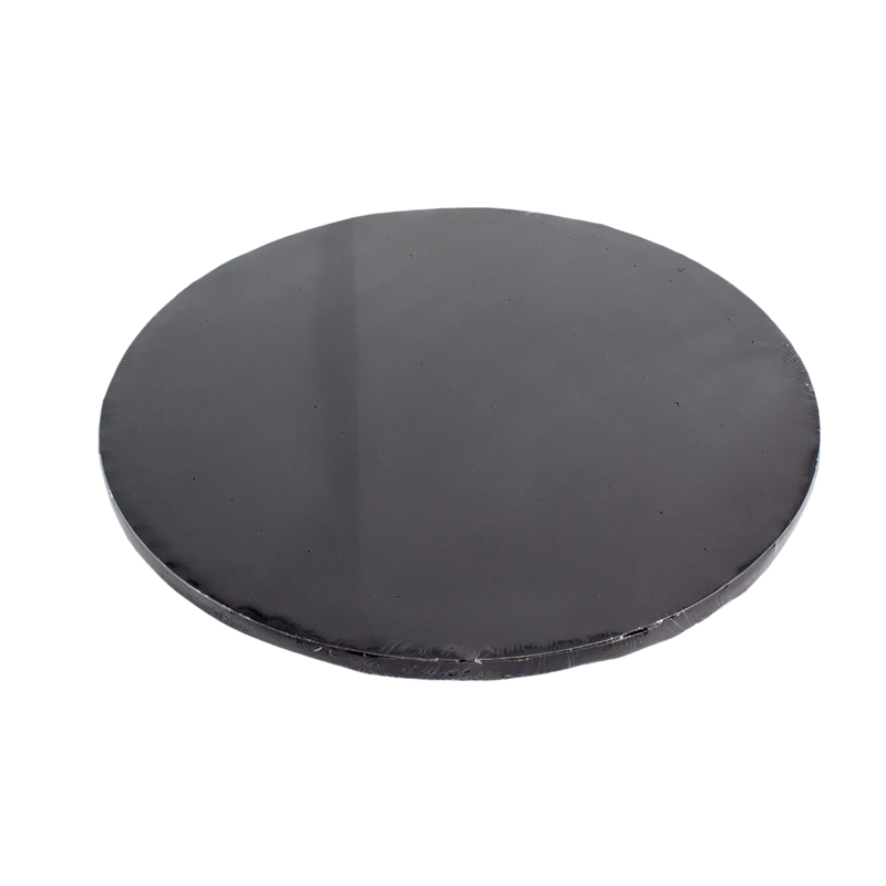 PAPER PLATE BLACK 35CM