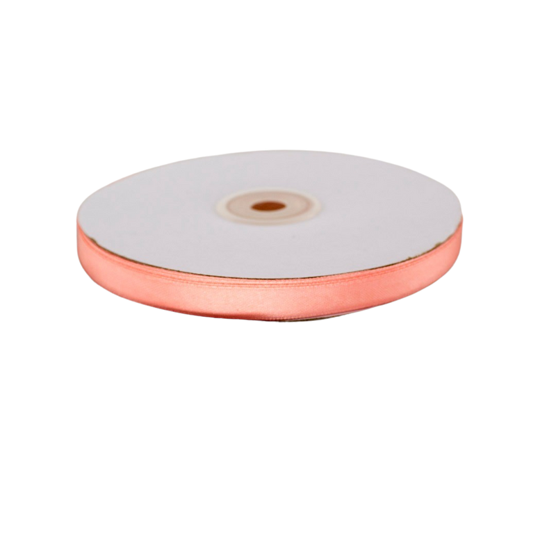 SATIN RIBBON CORAL 10MMX50M