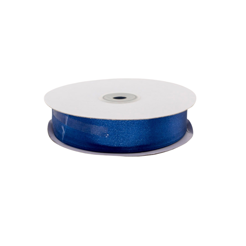 SATIN RIBBON BLUE 25MMX50M