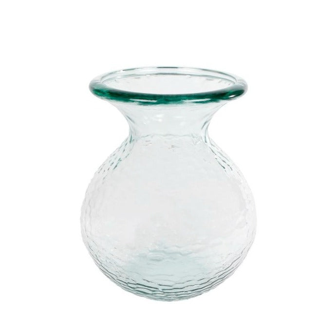 VASE PARADISE CLEAR GLASS 15X15X18.5CM