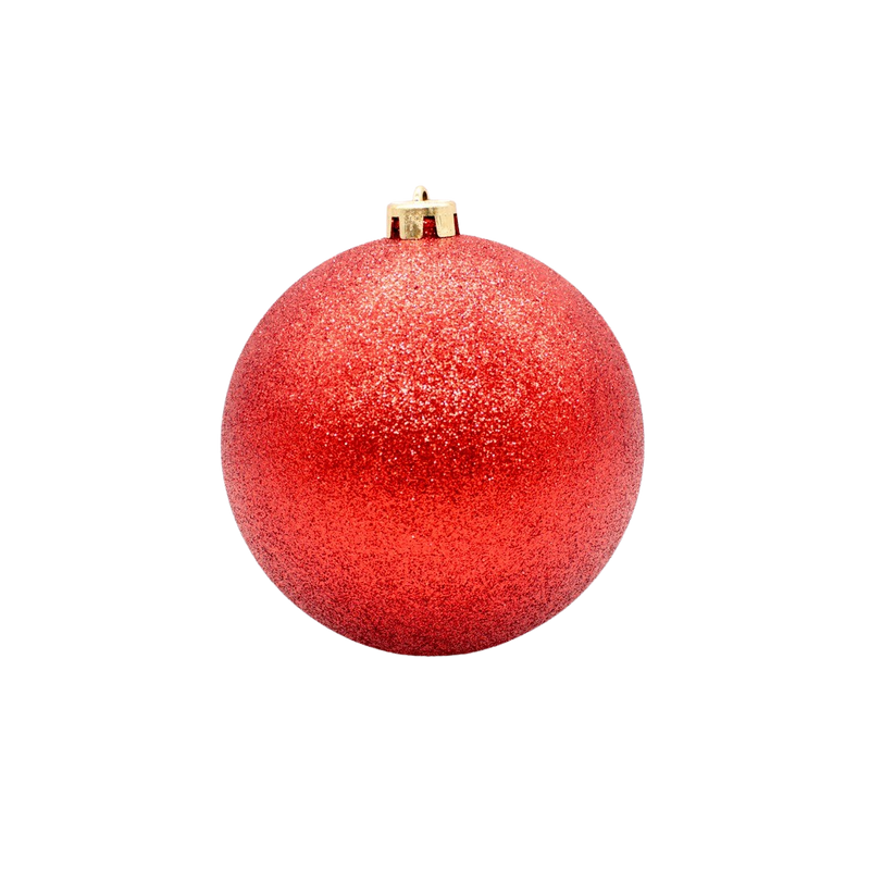 X-MAS BALL RED 15CM