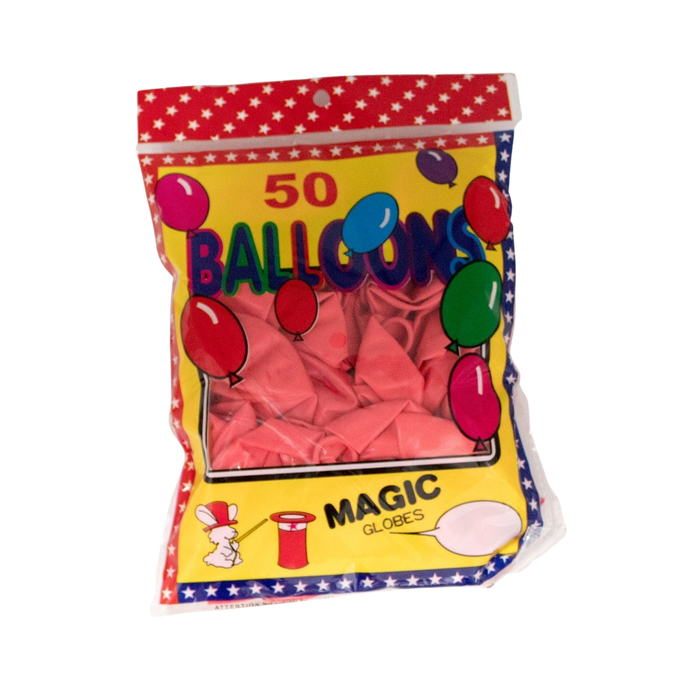 LATEX BALLOON MAC/RED 50PCS