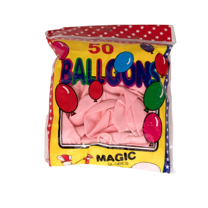 LATEX BALLOON PINK 50PCS