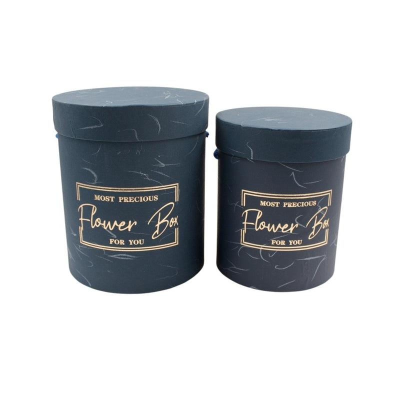 PAPER BOXES BLUE S/2