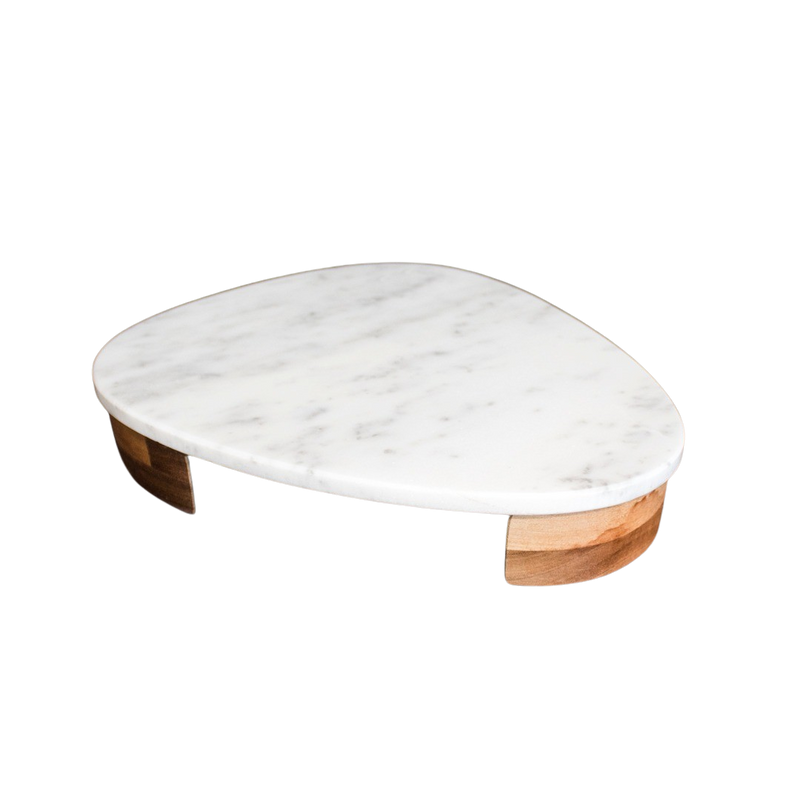 MARBLE TRAY STAND 30X25X5CM