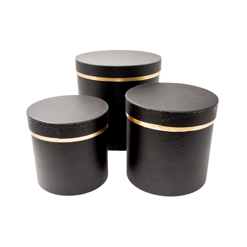 BOX SET OF 3 BLACK
