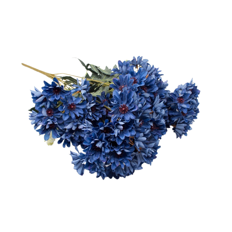 ARTIFICIAL BUSH D/BLUE 47CM