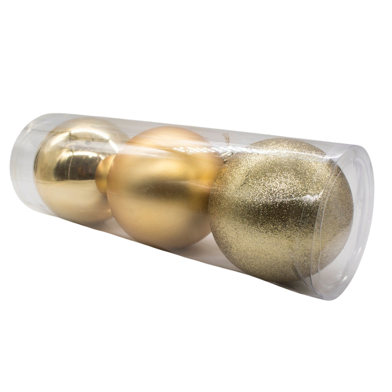 X-MAS DECOR 3PCS 12CM