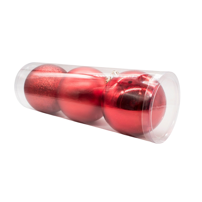 X-MAS BALLS 3PCS 12CM