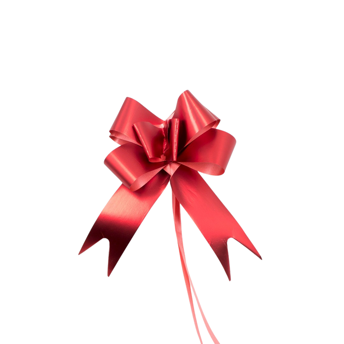 POLY BOW RED 10PCS