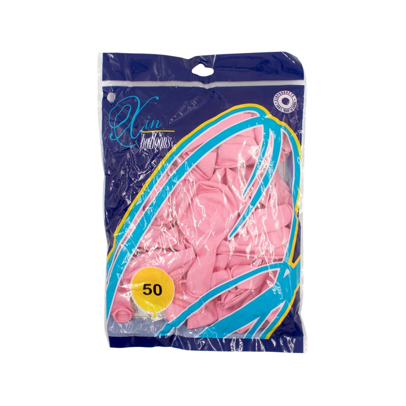 BABY PINK LATEX BALLOON 30CM - 50PCS