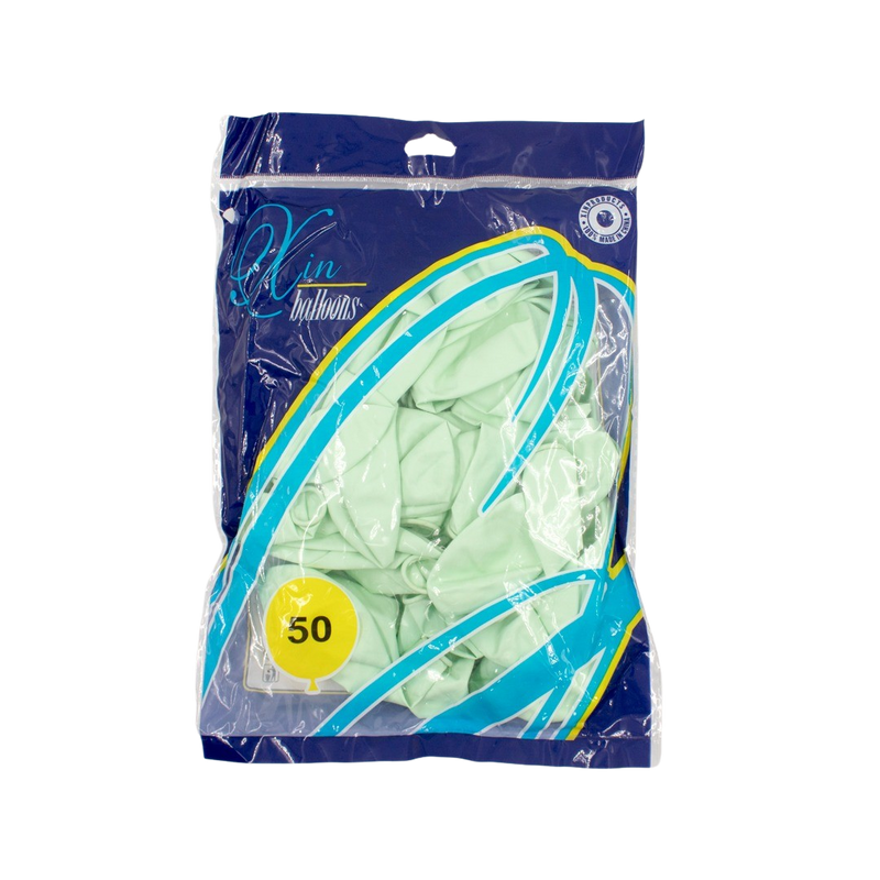 MINT LATEX BALLOON 30CM - 50PCS