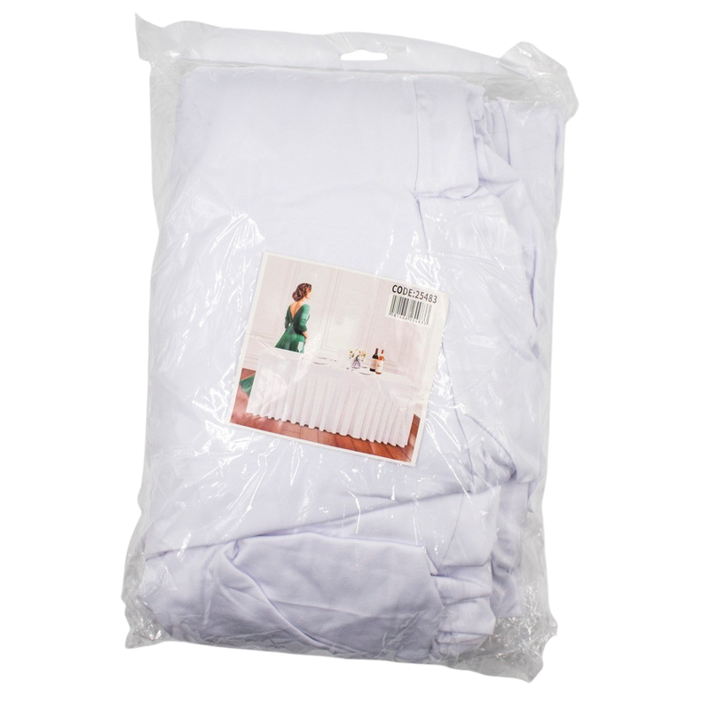 WHITE TABLE CLOTH 210M