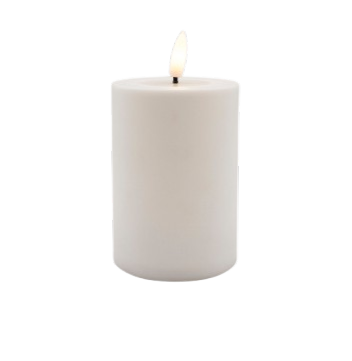 LED CANDLE WHITE D7 X H12.5cm