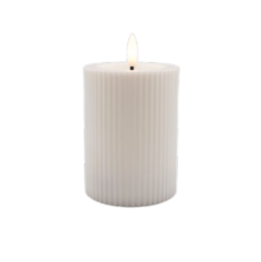 LED CANDLE WHITE D7 X H12.5cm