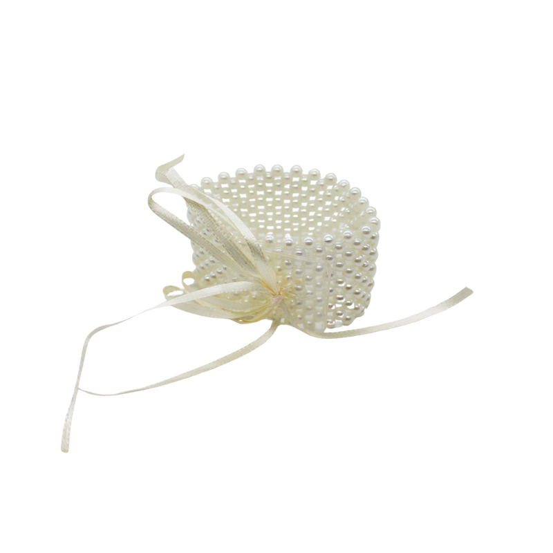 PLASTIC PEARL BRACELET IVORY Deventor