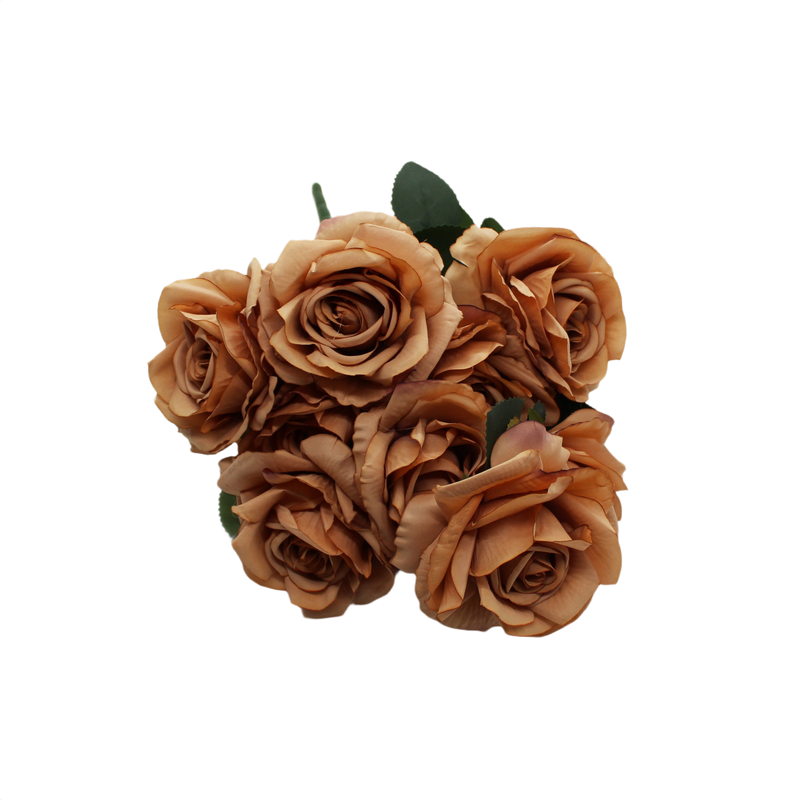 ARTIFICIAL ROSE BUSH BROWN Deventor