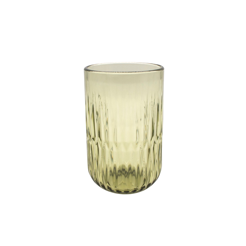 GLASS GREEN 410ML - 6pcs