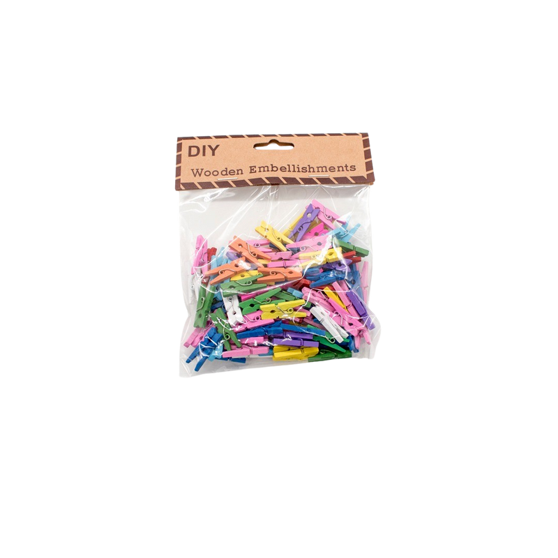 WOODEN CLIP 2.6CM,100PCS