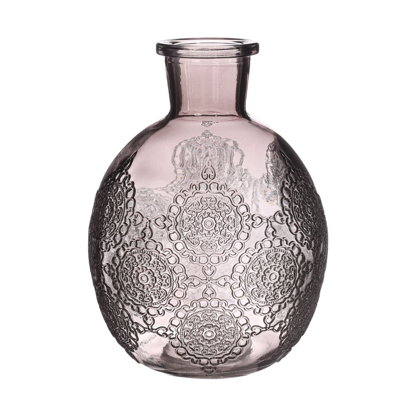 BOTTLE H17X13CM GREY