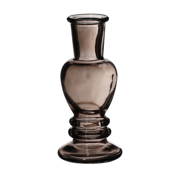 VENICE VASE CANDLE H11.3X5CM GREY