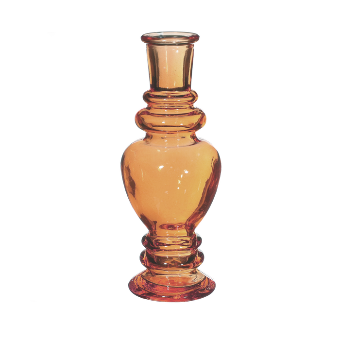 VENICE VASE CANDLE H15.5X5.7CM AMBER