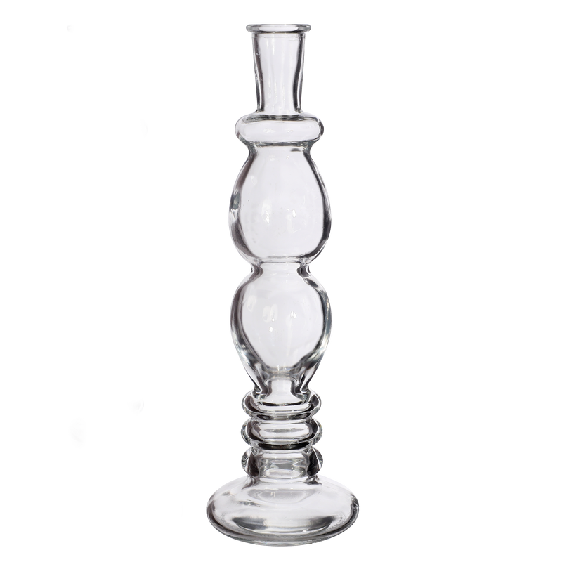 FLORENCE VASE CANDLE H28X9CM CLEAR