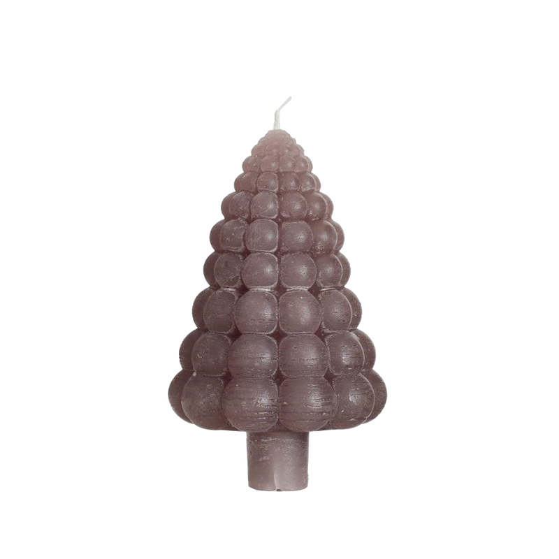 BUBBLE TREE CANDLE H12X7CM