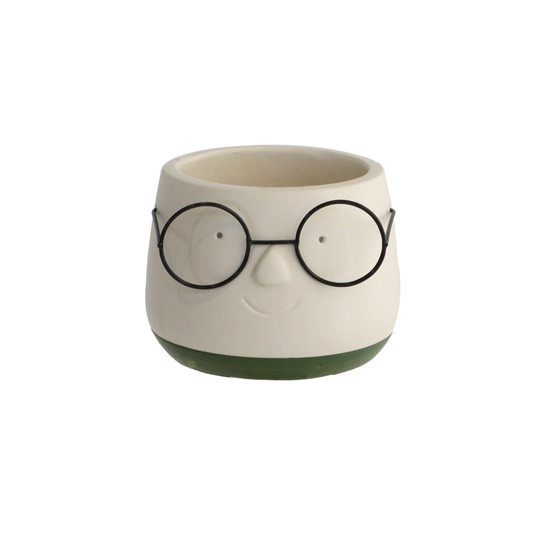 POT WITH GLASSES 8.8 X 6.5CM