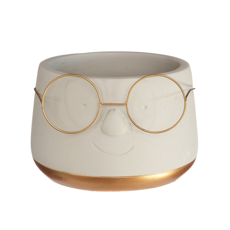 POT GOLD WITH GLASSES 13.5 X 10.5CM