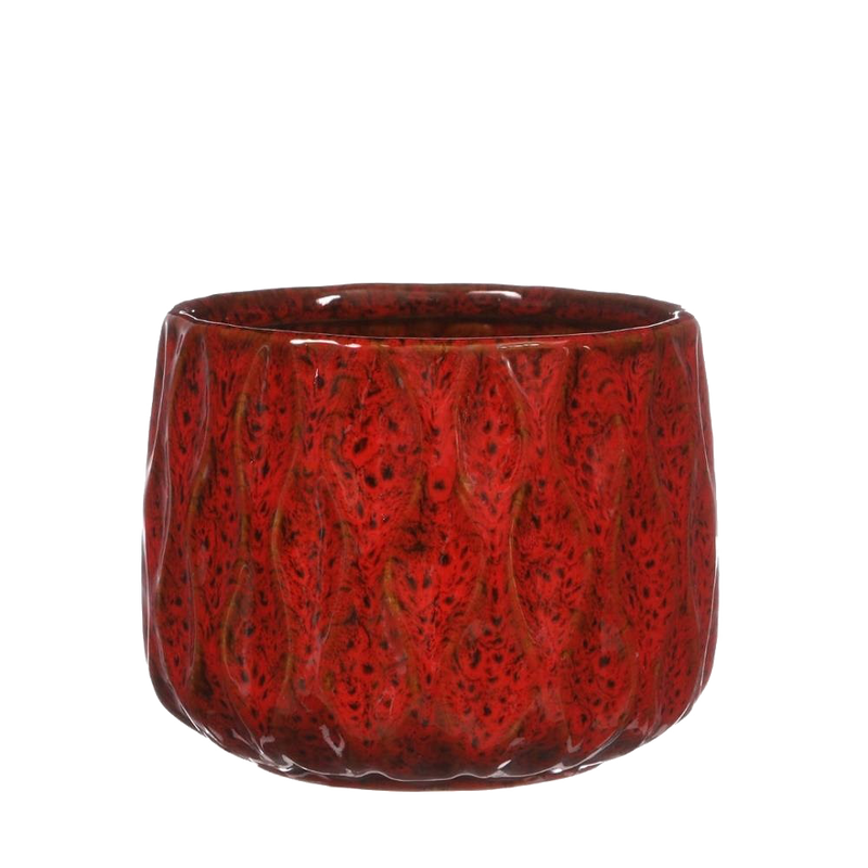 WAVE POT 11X9HCM RED
