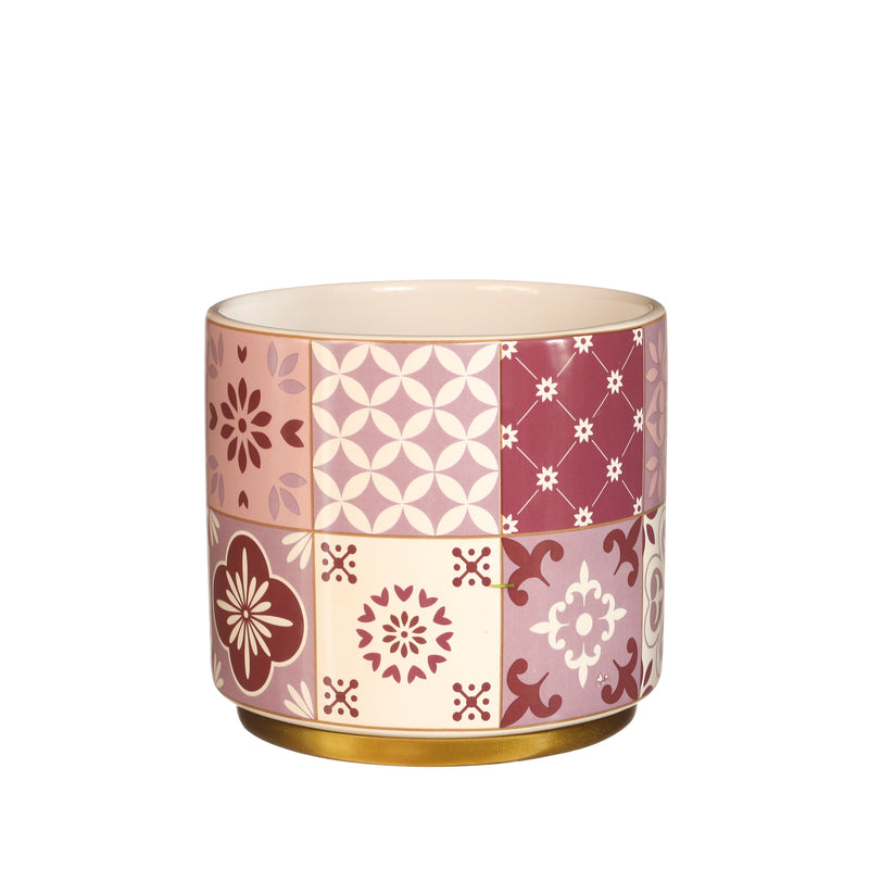 PINK POT 13 X 12.5CM