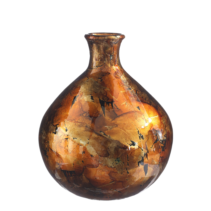 VASE COPPER GOLD 23x25x12CM