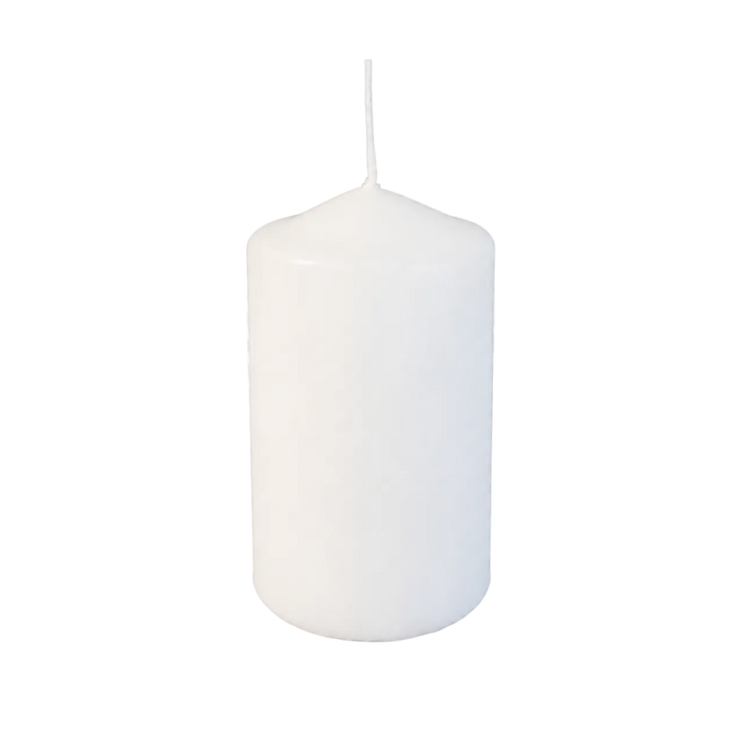 CANDLES PILLAR 5.8X10 CM WHITE 30H Deventor