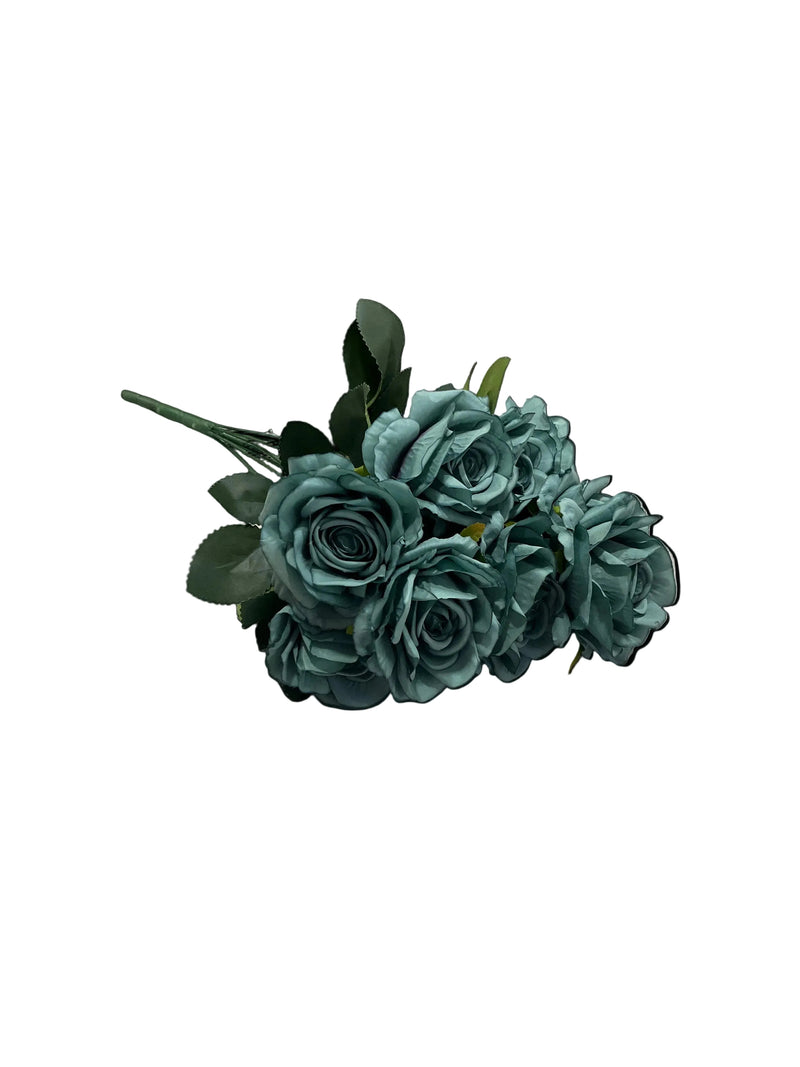 ARTIFICIAL ROSE BOUQUET SILK 10 HEADS