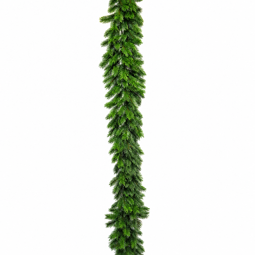 PINE GARLAND GREEN 180CM on white background