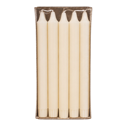 CANDLES STICK SAND BEIGE   2.3X24CM 8PCS 8H Deventor