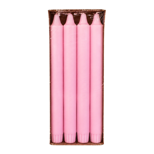 CANDLES STICK PINK 23.5CM 8PCS 8HRS Deventor