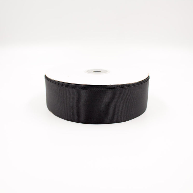 GROSGRAIN RIBBON BLACK 38X50M