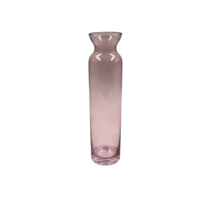 GLASS WARE PINK 25CM