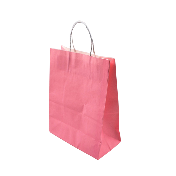 PAPER BAG 15X8X21CM PINK