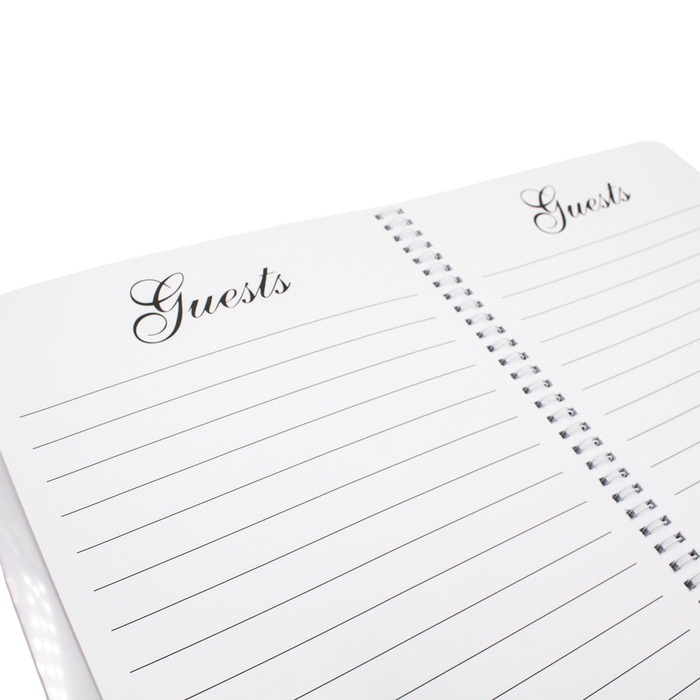 WHITE GUESTBOOK