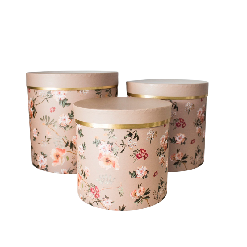 PAPER BOX S/3 LIGHT BROWN