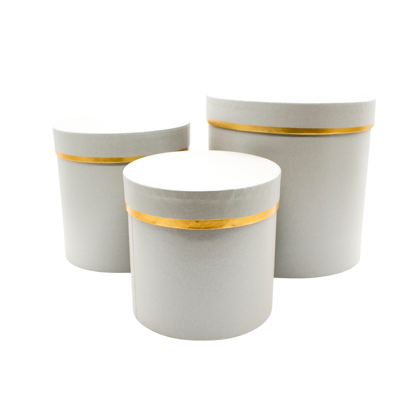 PAPER BOX PLAIN S/3 GREY