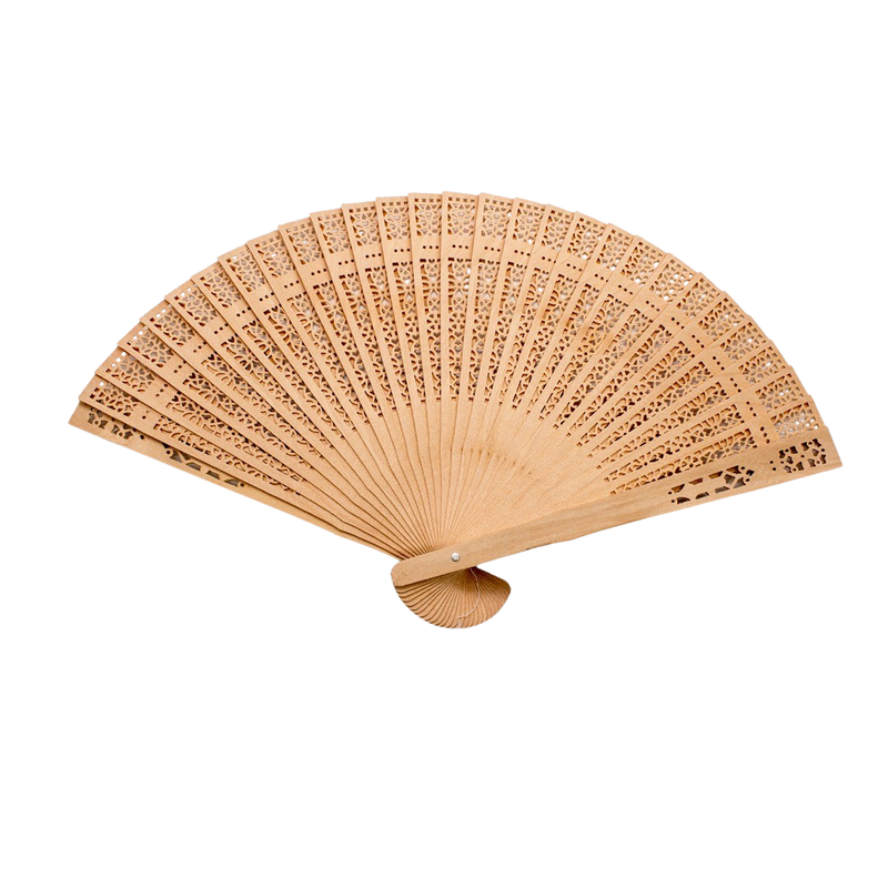 WOODEN WEDDING FAN